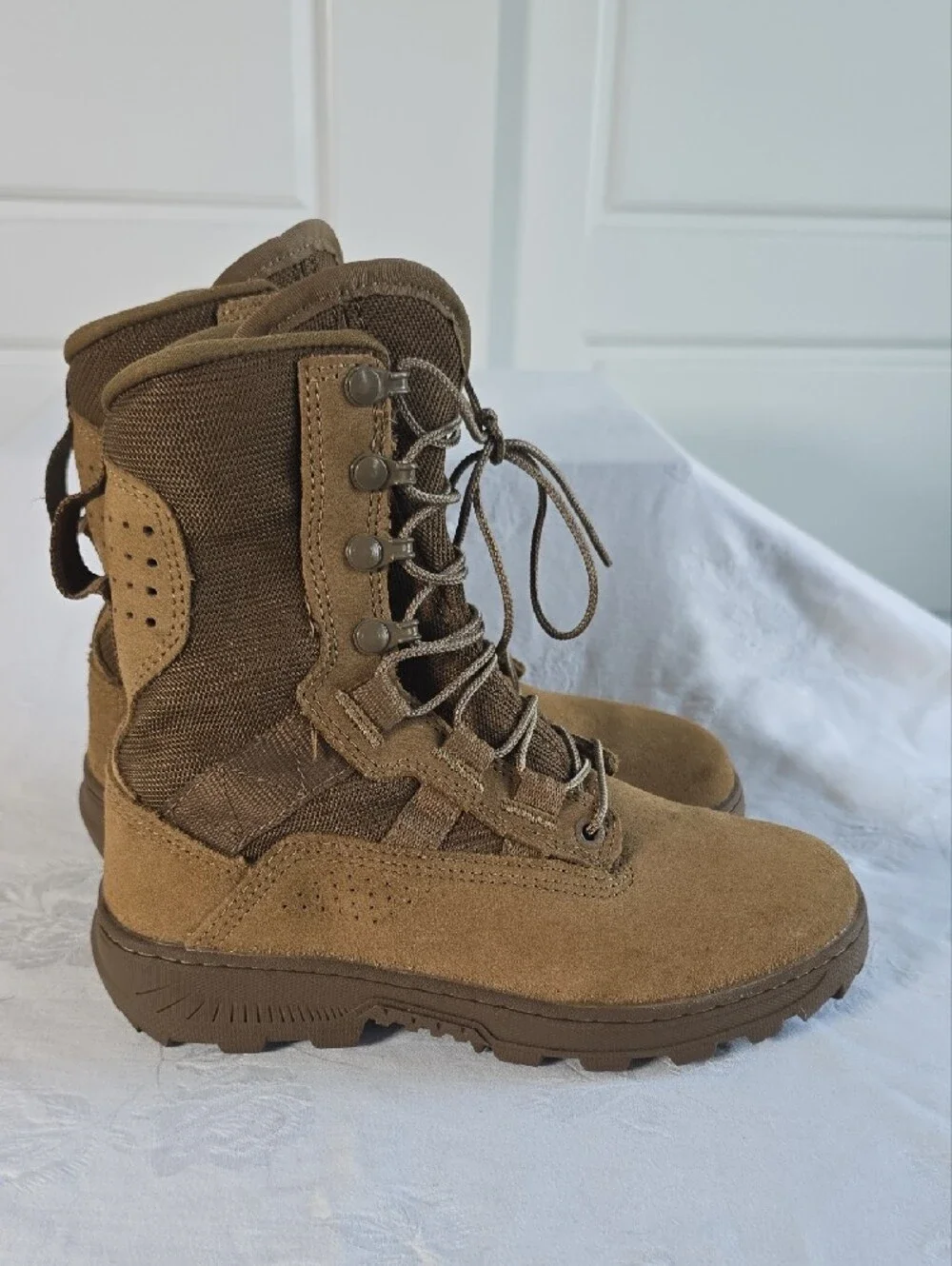 Rocky Havoc Lace-Up Military Tactical Boots in Brown NWOT Size 5W